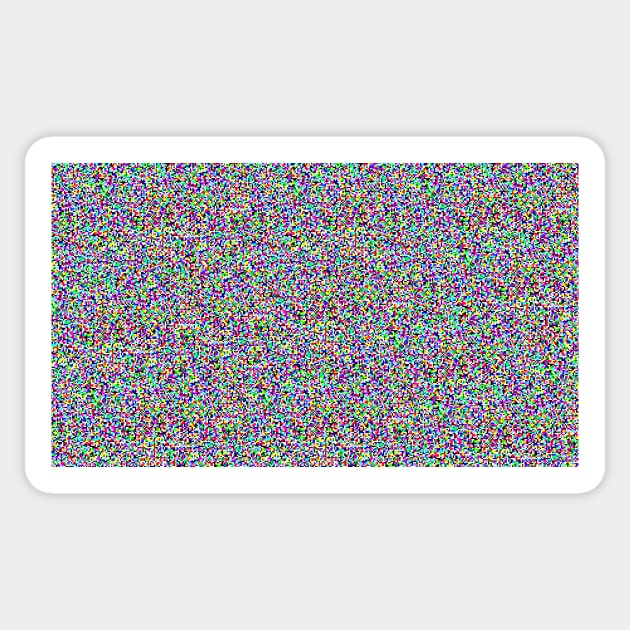 Television Static Sticker by FlashmanBiscuit